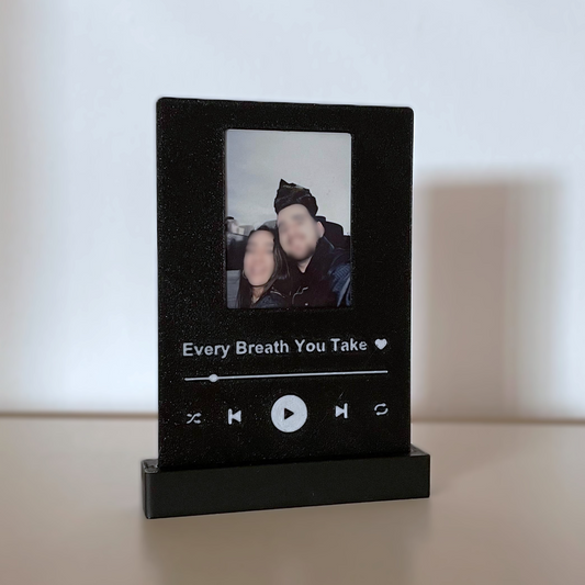 Placa Musical Personalizada com Foto